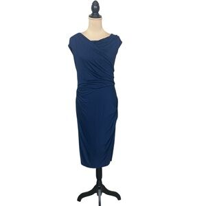 EUC Bordeaux for Anthropologie Cowl Neck Bodycon Dress (K-1)